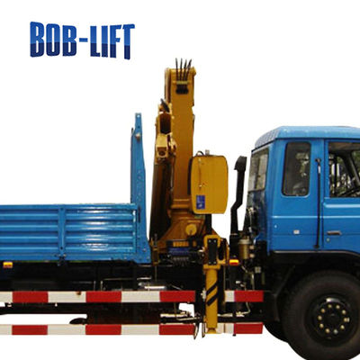 qualité  Jib Crane 6 Ton Telescopic Boom Truck Mounted Crane Yellow Winch Hydraulic Electric usine