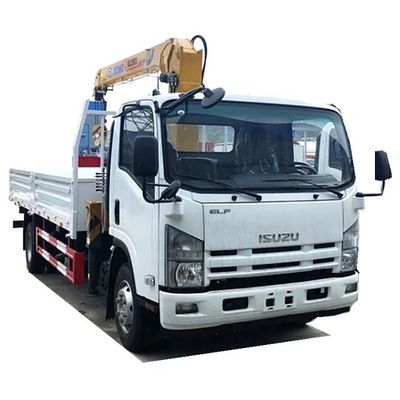 qualité  CRANE TRUCK New ISUZU 6.3T Truck Mounted Crane Lorry Mounted Crane With Foldable Arm For Sale usine